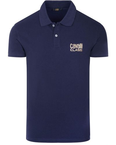 Class Roberto Cavalli Poloshirt - Blauw
