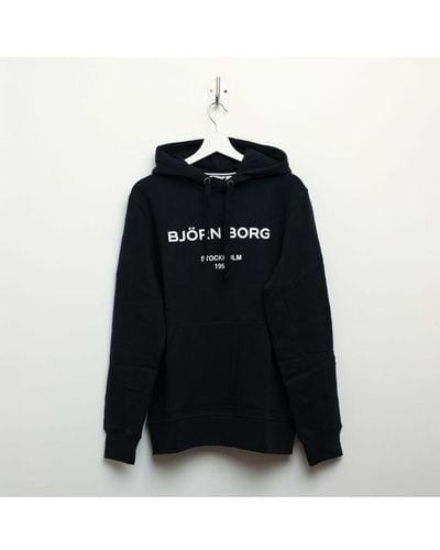 Björn Borg Borg Hoodie Voor , Blauw - Zwart