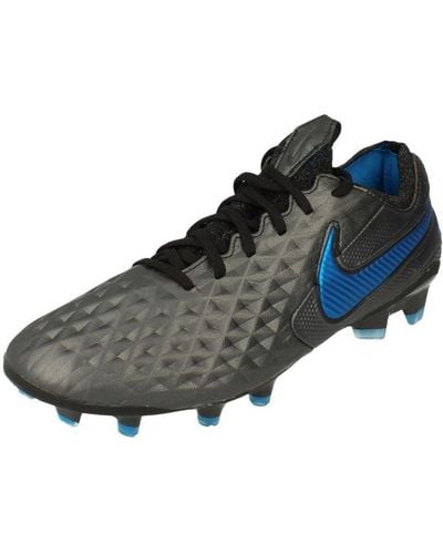 Nike Legend 8 Elite Fg Football Boots Black - Blue