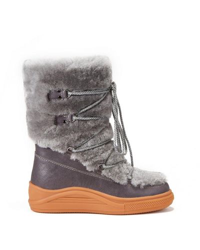 Australia Luxe Everest Boots Sheepskin - Grey