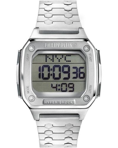 Philipp Plein Hyper $Hock Watch Pwhaa0521 Stainless Steel - Grey