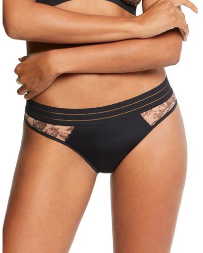 Maison Lejaby 21161 Nufit Garden Tanga Brief - Black