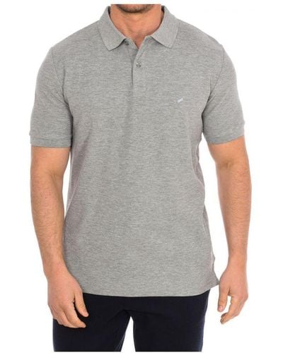 Daniel Hechter Short-Sleeved Polo Shirt 75108-181990 - Grey