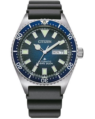 Citizen Promaster Marine Watch Ny0129-07Le Silicone - Grey