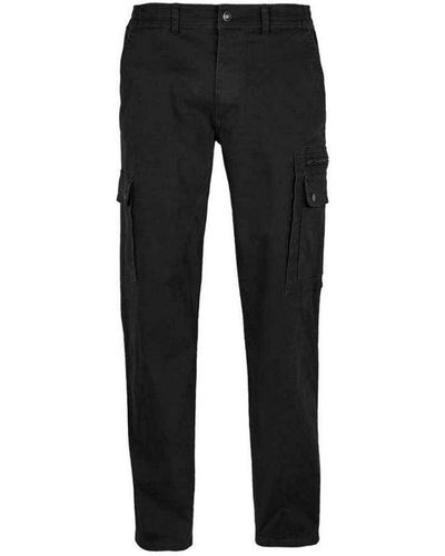 Sol's Docker Stretch Cargo Trousers () - Black