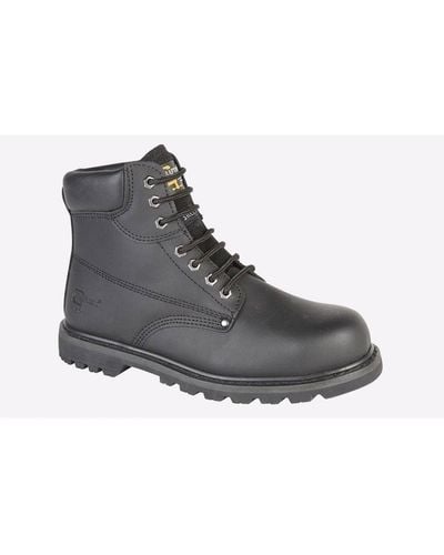 Grafters Dundalk Safety Boots - Grey