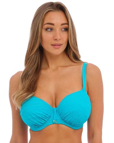 Fantasie 502201 Beach Waves Full Cup Bikini Top - Blue