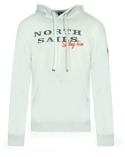 North Sails Sailing Team Hoodie Cotton - White
