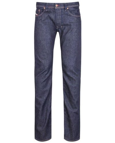 DIESEL Men's Larkee Regular Straight Jeans In Dark Blue - Blauw