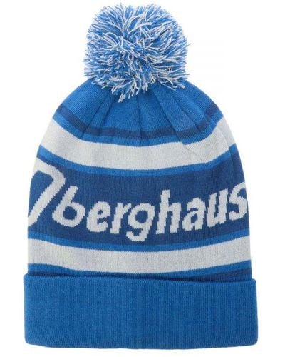 Berghaus Accessories Logo Beanie Bobble Hat - Blue