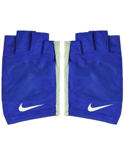 Nike Logo Rugby Gloves Pgr002 401 - Blue