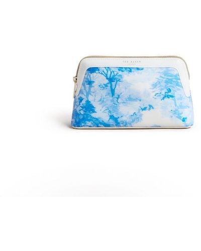 Ted Baker Roxxi New Romantic Printed Make Up Bag - Blue