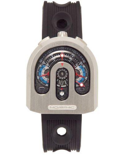 Morphic M95 Series Chronograph Strap Watch W/Date - White