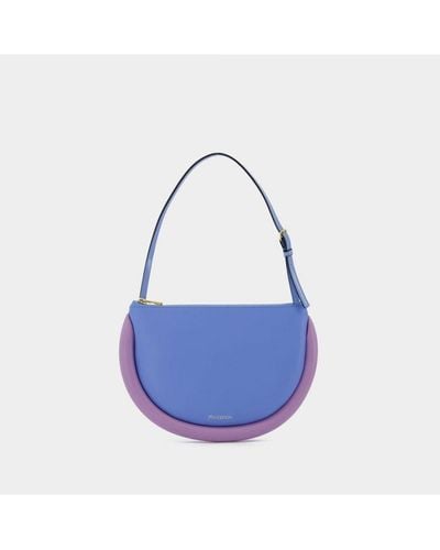 JW Anderson Bumper-moon Hobo Bag - J.w. Anderson/lilac - Leather Leather - Green