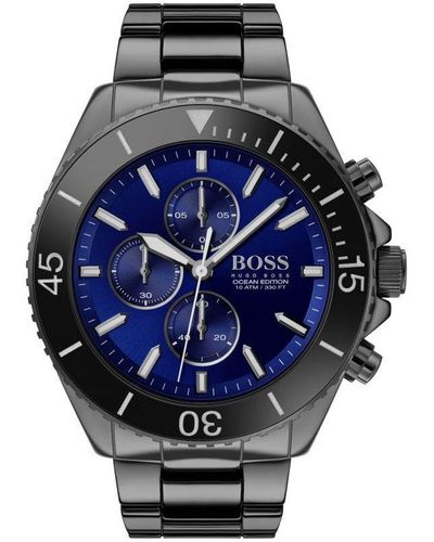 BOSS Ocean Edition Chronograph Watch 1513743 - Blue