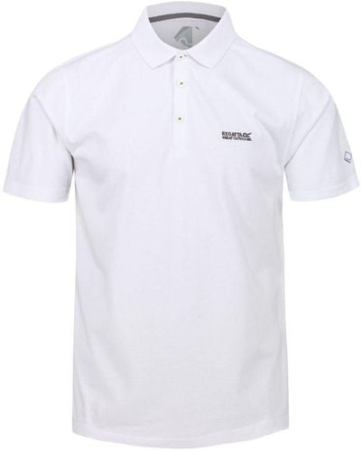 Regatta Sinton Lichtgewicht Poloshirt (wit)