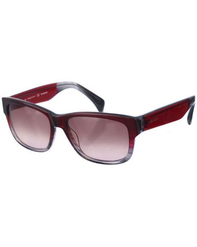 Jil Sander Acetate Sunglasses With Oval Shape Js724S - Red