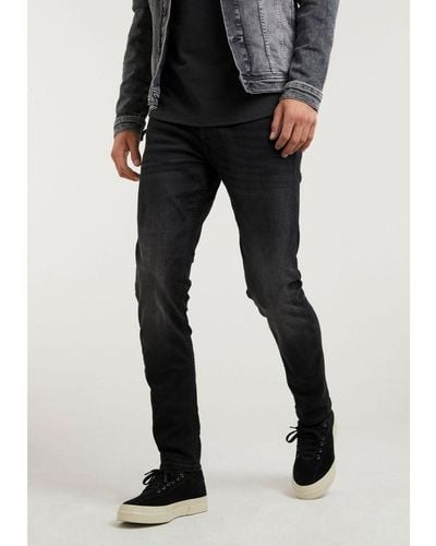 Chasin' Chasin Slim-fit Jeans Crown Rix - Zwart