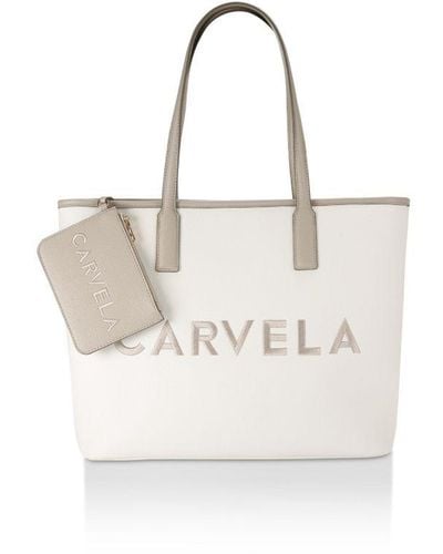 Carvela Kurt Geiger Large Frame Shopper Bag - White