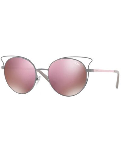 Vogue Metal Sunglasses With Round Shape Vo4048 - Pink
