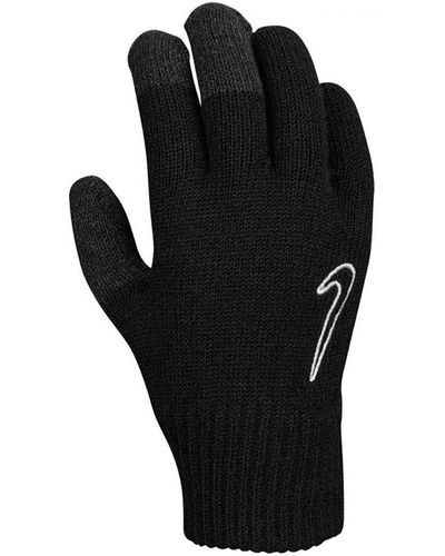 Nike Knitted Twisted Grip Gloves - Black