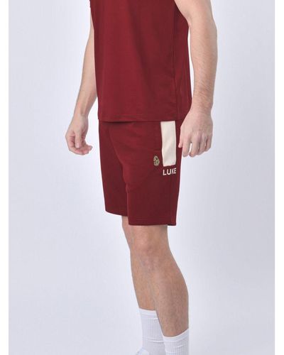 Luke 1977 Newcastle Sweat Shorts - Red