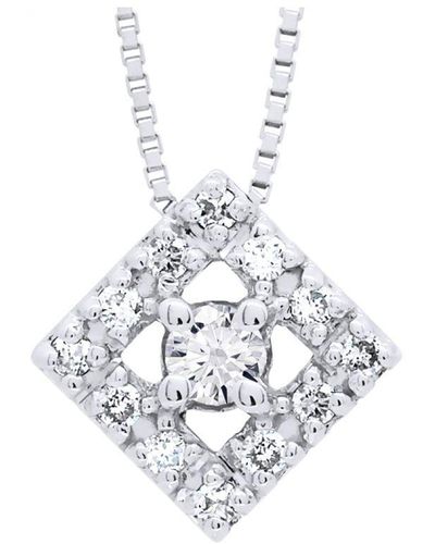 Diadema Ketting Diamant Diamanten 0.015 Cts White Gold - Wit