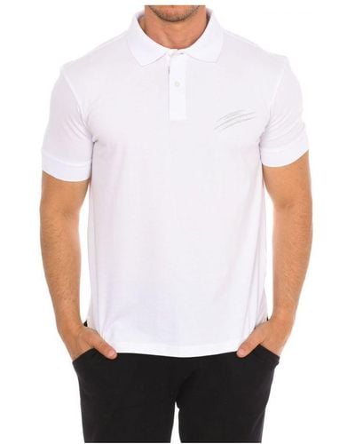 Philipp Plein Pips504 Short-Sleeved Polo Shirt - White