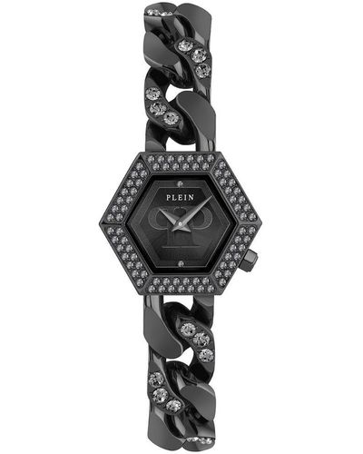 Philipp Plein The Hexagon Groumette Watch Pwwba0423 Stainless Steel (Archived) - Black