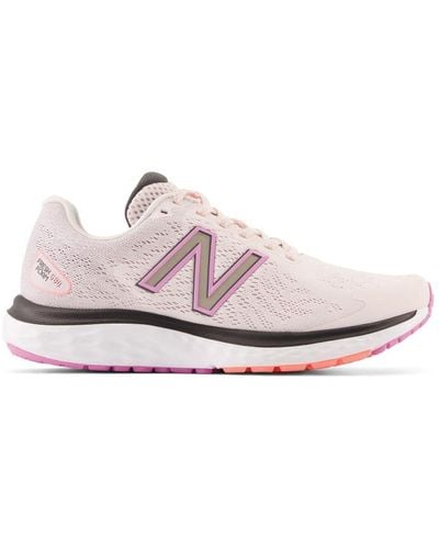 New Balance Womenss Fresh Foam 680V7 Running Shoes - Pink