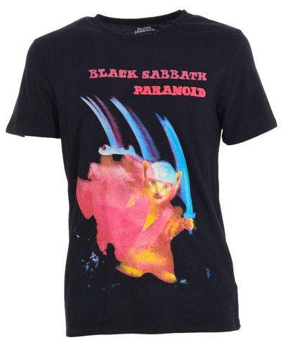 ELEVEN PARIS Paranoid 17S1Ts234 Short Sleeve T-Shirt - Black