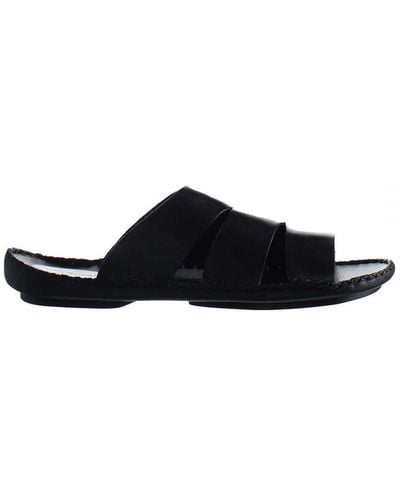 Hush Puppies Bellerin Morocco Sliders Leather (Archived) - Black