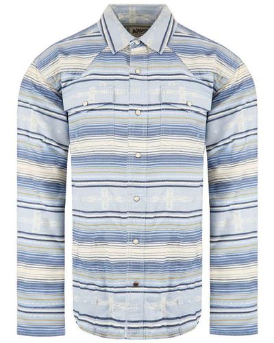 Ariat Auburn Shirt Cotton - Blue
