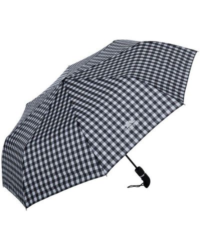 Trespass Brolli Compact Umbrella ( Check) - Blue