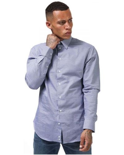 Armani Overhemd Voor , Marineblauw