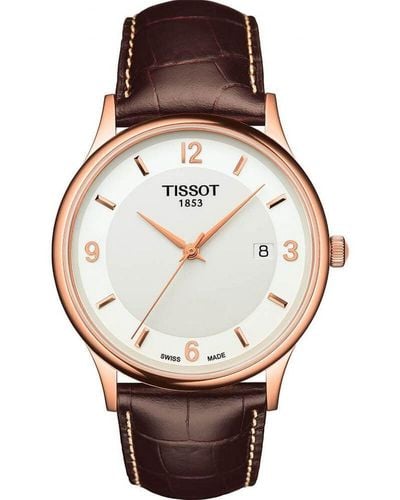 Tissot Rose Dream 18K Watch T9144107601700 Leather (Archived) - Metallic