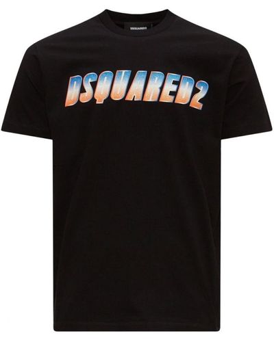 DSquared² Sparkle Logo Cool Fit T-Shirt - Black