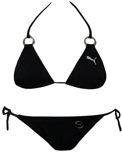 PUMA Triangle Bikini Brazil Cut Swimwear 551610 03 Textile - Black