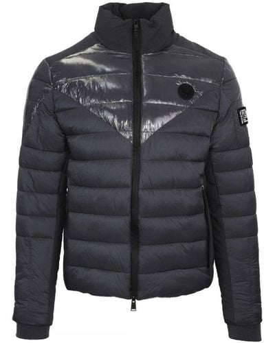 Philipp Plein Plain Quilted Grey Jacket