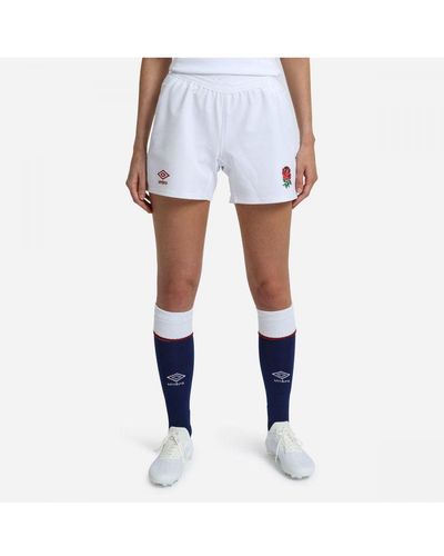 Umbro England Rugby 22/23 World Cup Pro Home Shorts - Blue