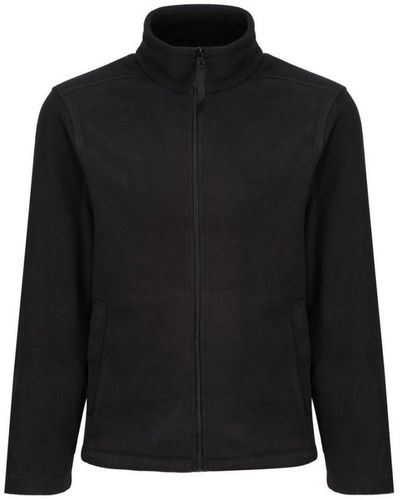 Regatta Plain Micro Fleece Full Zip Vest (lite Laag) (zwart)