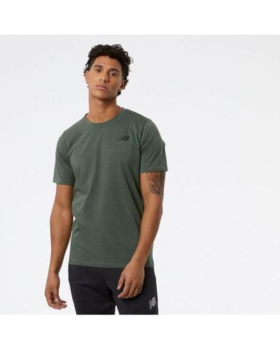 New Balance Heathertech T-Shirt - Green