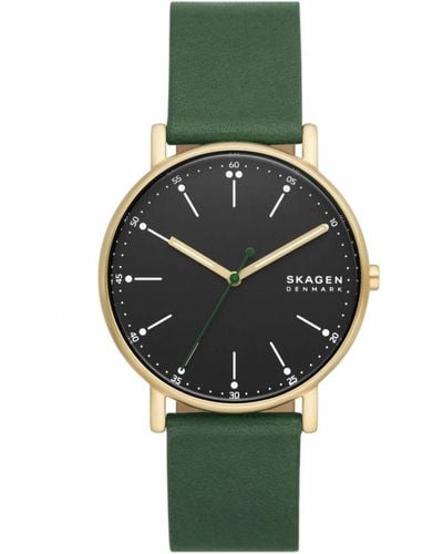 Skagen Signatur Watch Skw6861 Leather (Archived) - Green