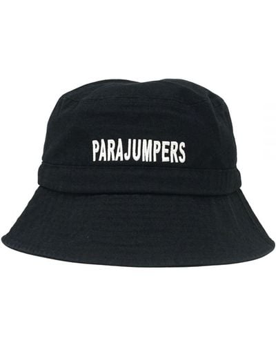 Parajumpers Bold Embroidered Logo Bucket Hat - Black