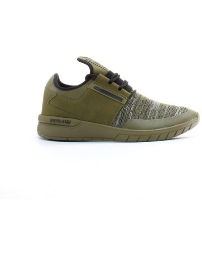 Supra Flow Run Synthetic Lace Up Trainers 08021 950 - Green