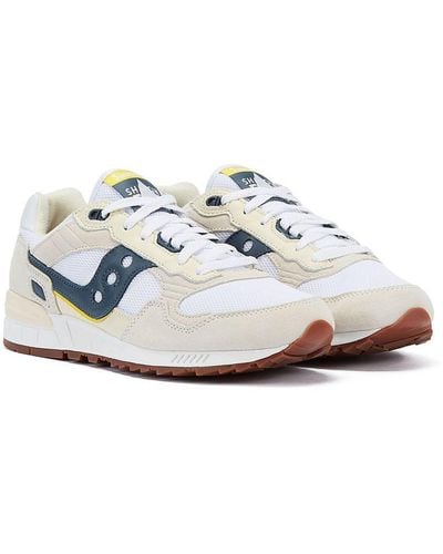 Saucony Shadow 5000/ Trainers Suede - White