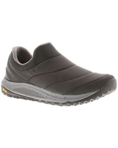 Merrell Walking Boots Nova Trainer Moc Slip On Textile - Grey