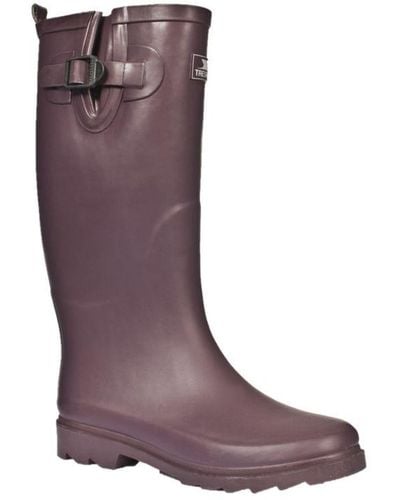 Trespass Ladies Damon Waterproof Wellington Boots - Purple