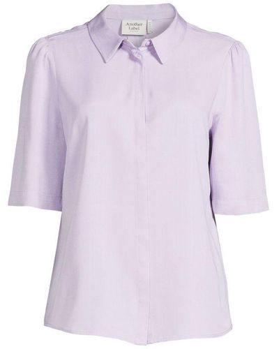 Another Label Another-label Blouse Bache Violet - Paars