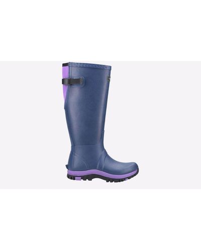 Cotswold Realm Adjustable Wellington Boot - Blue